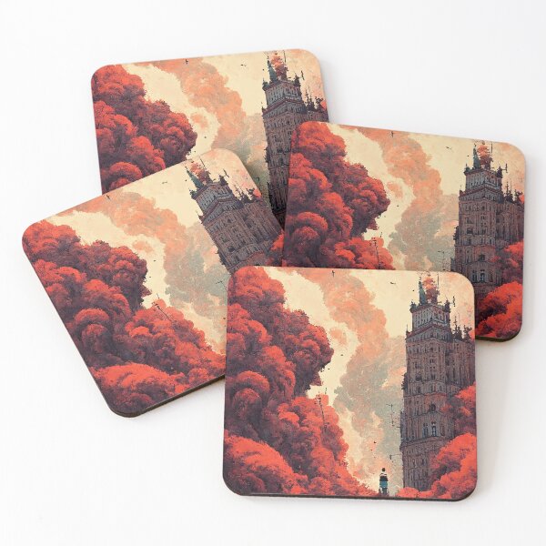 Item preview, Red Cloudy City designed and sold by MakeitMelo.