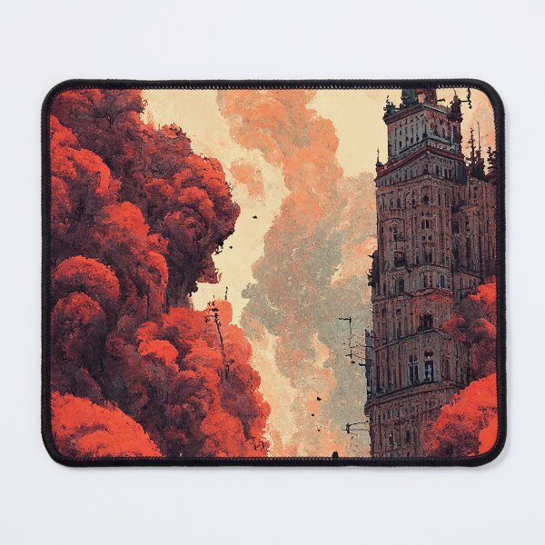 Item preview, Red Cloudy City designed and sold by MakeitMelo.