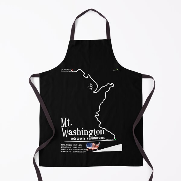Item preview, Mt. Washington New Hampshire USA Car Motorcycle Trail Map Sticker T-shirt 03 designed and sold by OuterShellUK.