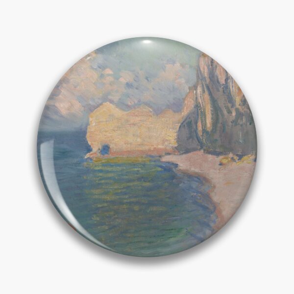 Item preview, Étretat The Beach and the Falaise d’Amont - Claude Monet 1885 designed and sold by turnerhenry.