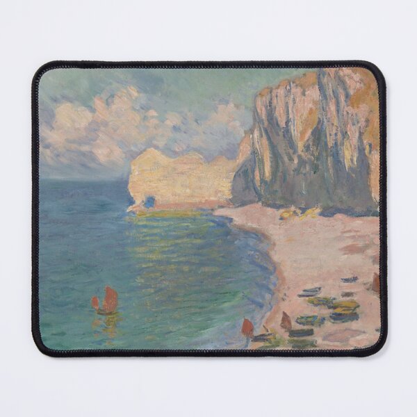 Item preview, Étretat The Beach and the Falaise d’Amont - Claude Monet 1885 designed and sold by turnerhenry.