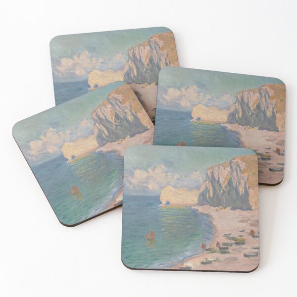 Item preview, Étretat The Beach and the Falaise d’Amont - Claude Monet 1885 designed and sold by turnerhenry.