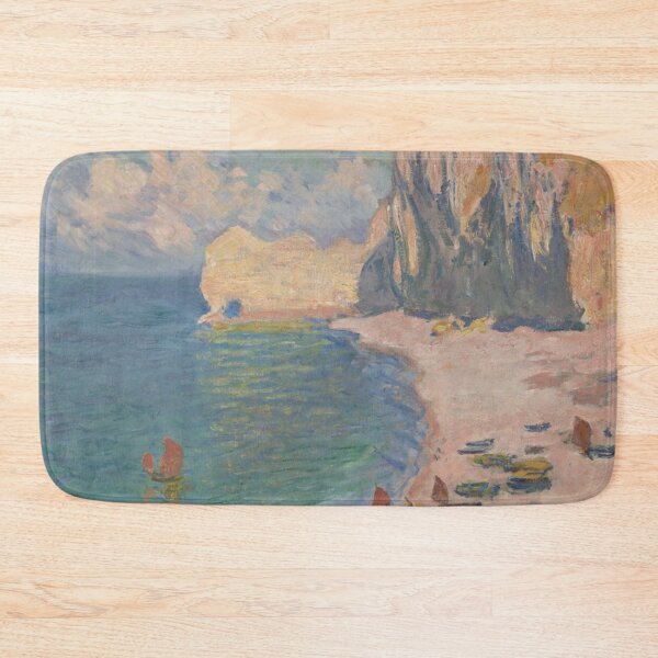 Item preview, Étretat The Beach and the Falaise d’Amont - Claude Monet 1885 designed and sold by turnerhenry.