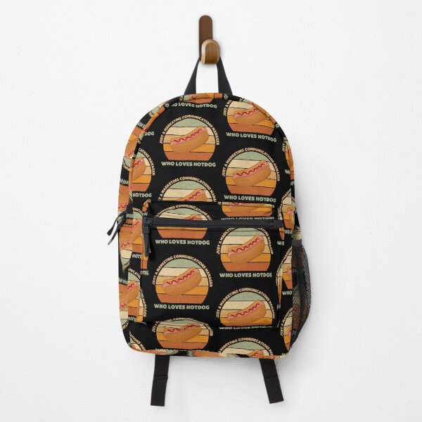 Item preview, Just a marketing communications manager who loves hotdog, funny food lovers marketing communications manager job, humor, joke, meme, hotdog lover designed and sold by SGS-.