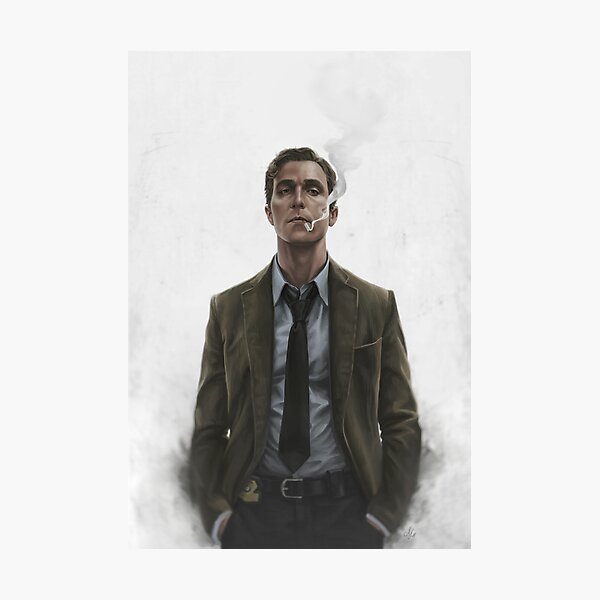 Vista previa del artículo con la obra «Rust Cohle», diseñado y vendido por Natali-Hall.