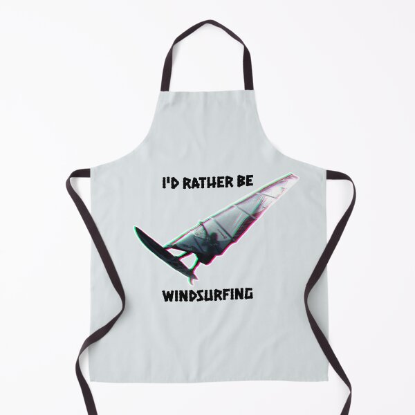 Item preview, I'd Rather Be Windsurfing (straight black lettering) designed and sold by Thomas Dossman.