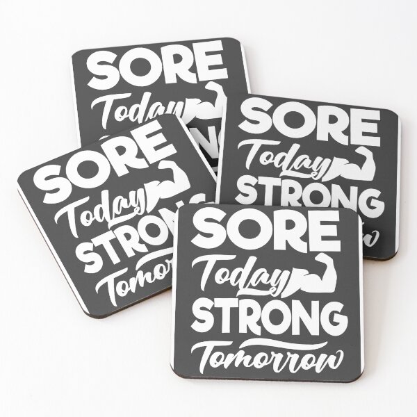 Item preview, Sore Today Stronger Tomorrow designed and sold by pqrstshirts.