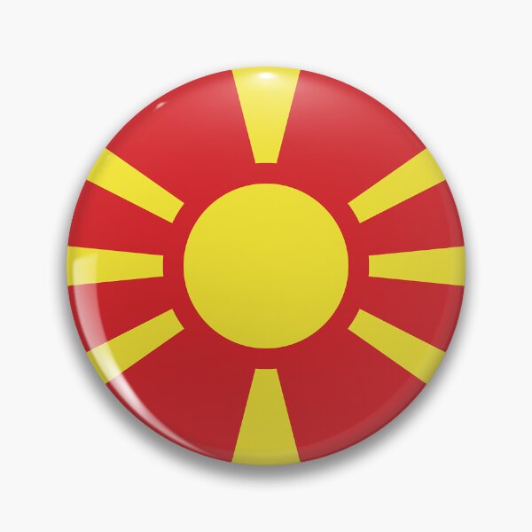 Item preview, NORTH MACEDONIA Flag Gifts, Masks, Stickers & Products designed and sold by mpodger.