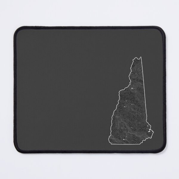 Item preview, New Hampshire 603 Dark Topographical Map Design designed and sold by designsbycollin.