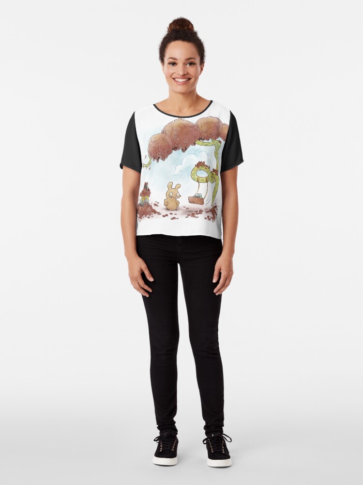 Alternate view of Tobias and Jube: Tree Swing Chiffon Top