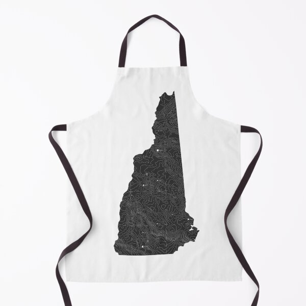 Item preview, New Hampshire 603 Dark Topographical Map Design designed and sold by designsbycollin.