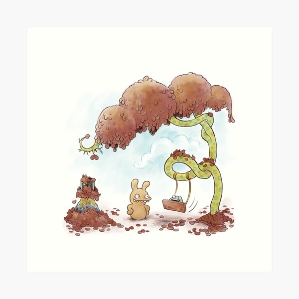 Tobias and Jube: Tree Swing Art Print
