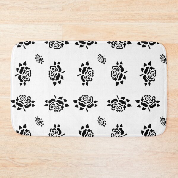 Item preview, My black and white vector rose designed and sold by theredsharp.