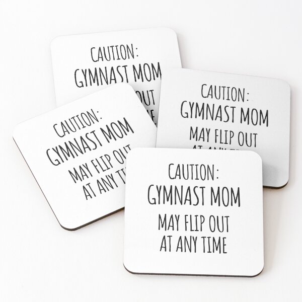 Item preview, Caution: Gymnast Mom May Flip Out  designed and sold by greerifies.