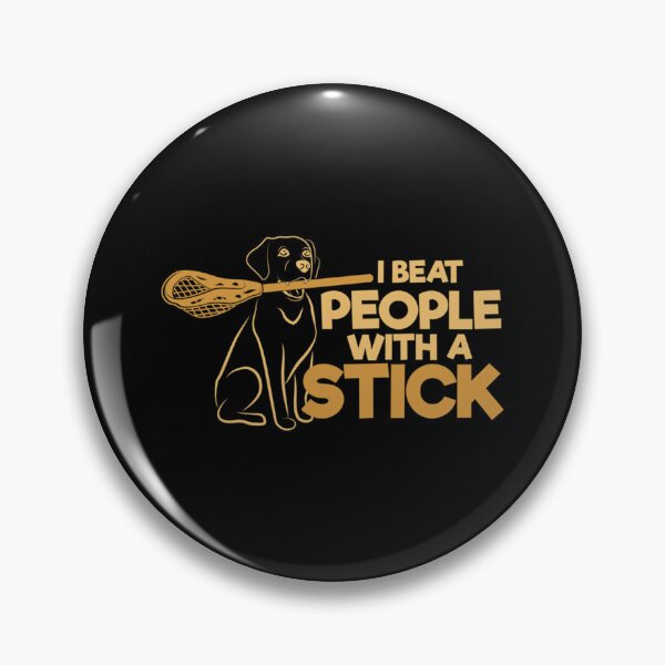Item preview, I Beat People With A Stick Design For A Dog Lover Classic T-Shirt designed and sold by debbieeileenrzp.