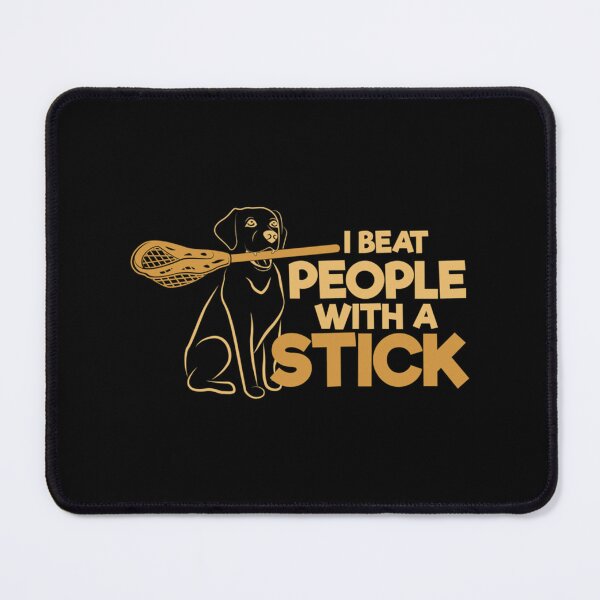 Item preview, I Beat People With A Stick Design For A Dog Lover Classic T-Shirt designed and sold by debbieeileenrzp.
