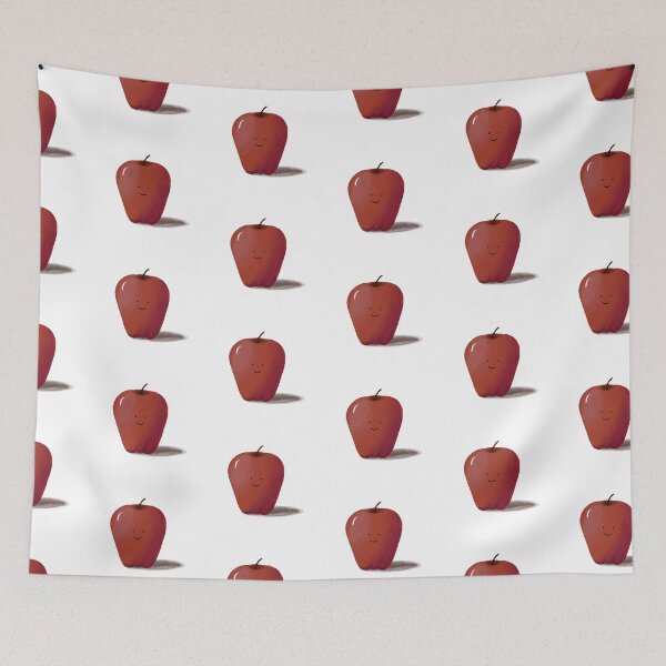 Item preview, Happy Little Apple Illustration designed and sold by A2Gretchen.