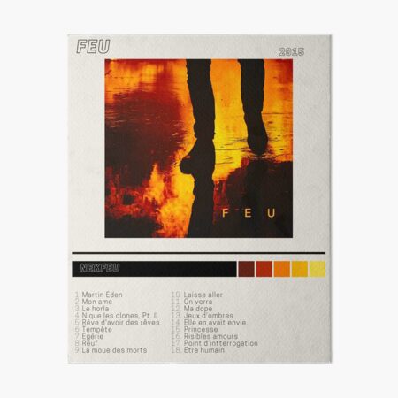 polaroid poster feu (ré-édition) nekfeu  Nekfeu, Design de couverture  d'album, Risible amour
