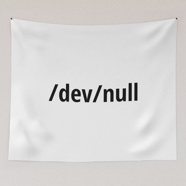 Item preview, /dev/null - Funny Computer Geek Design - Black Text designed and sold by geeksta.