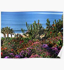 Purple Ocean View Poster