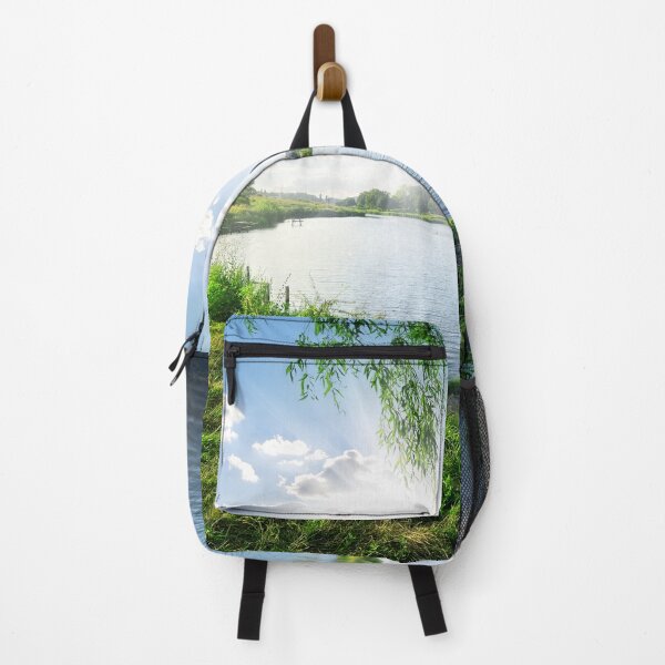 Item preview, Beautiful River Surrounded by Lush Vegetation on a Calm Wednesday Morning designed and sold by Imperium All Day.