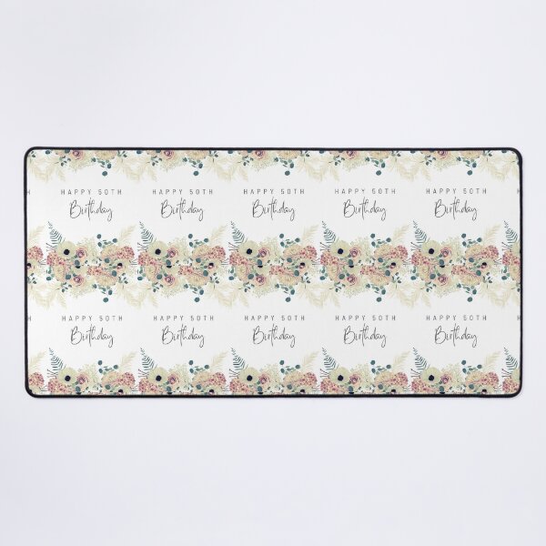 Item preview, Happy 50th Birthday - Floral designed and sold by SemDesigns1.