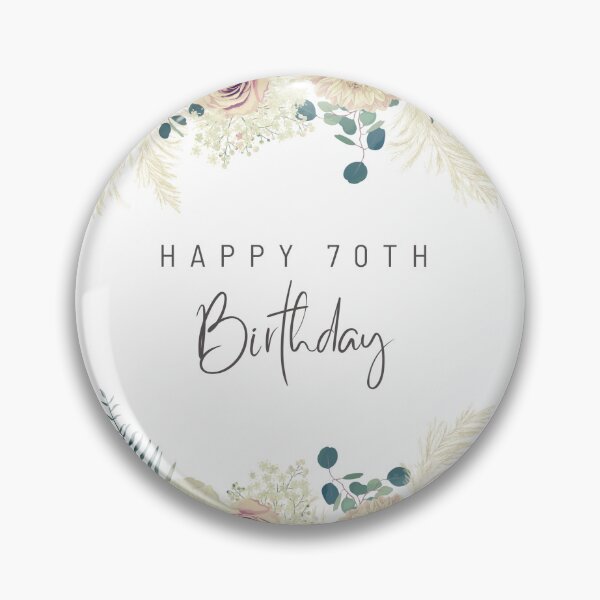 Item preview, Happy 70th Birthday - Floral  designed and sold by SemDesigns1.