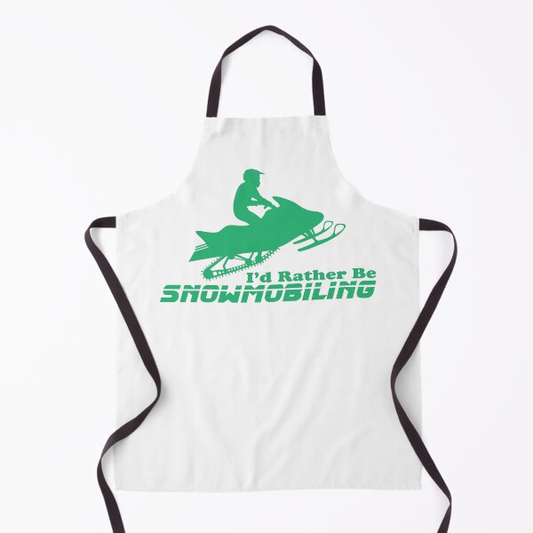 Item preview, Green I'd Rather Be Snowmobiling designed and sold by Deep End Design.