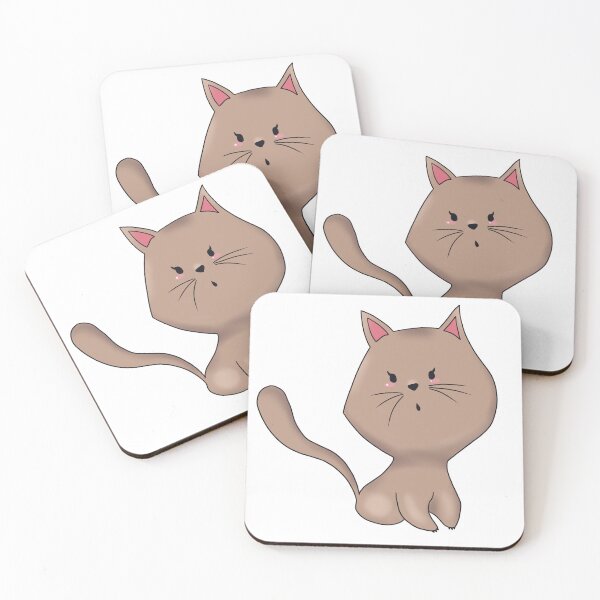 Item preview, Cute Brown Doodle Kitty designed and sold by Missing In Art.