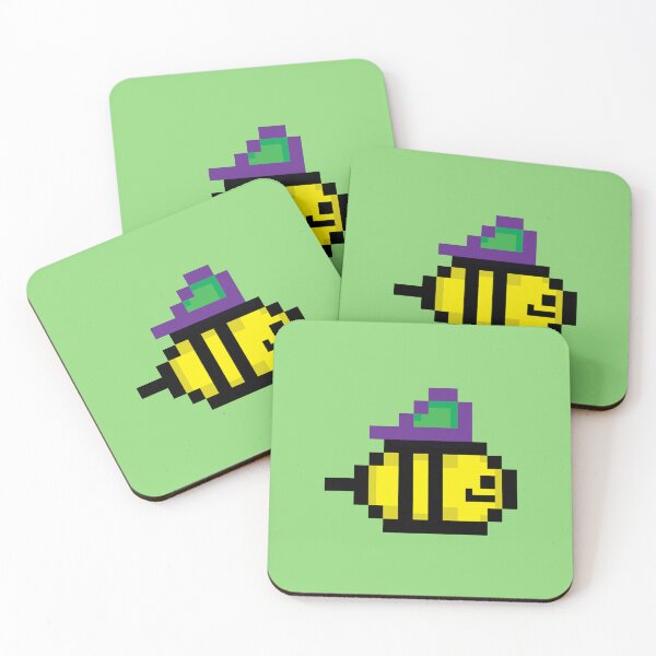 Item preview, Block Bugster - Hipster Bee - 51 designed and sold by Patrikadze.