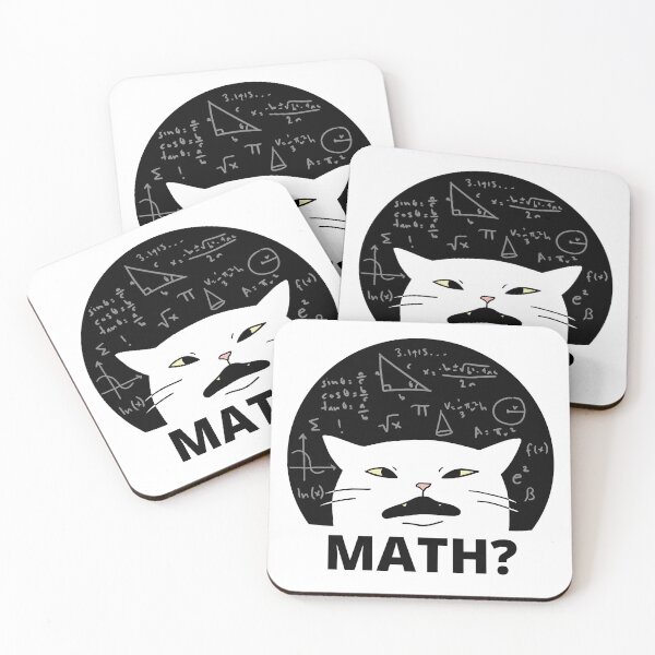 Item preview, Cat No Like Math designed and sold by jemidoesart.