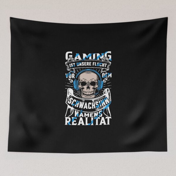 Artikelvorschau, Gaming ist unsere Flucht entworfen und verkauft von Organized Chaos Designs.