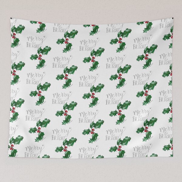 Item preview, Merry & Bright - Watercolor Christmas Illustration designed and sold by Malu-Iriarte.