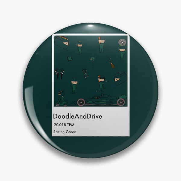 Item preview, Racing Green - F1 2022 - DoodleAndDrive designed and sold by DoodleAndDrive.