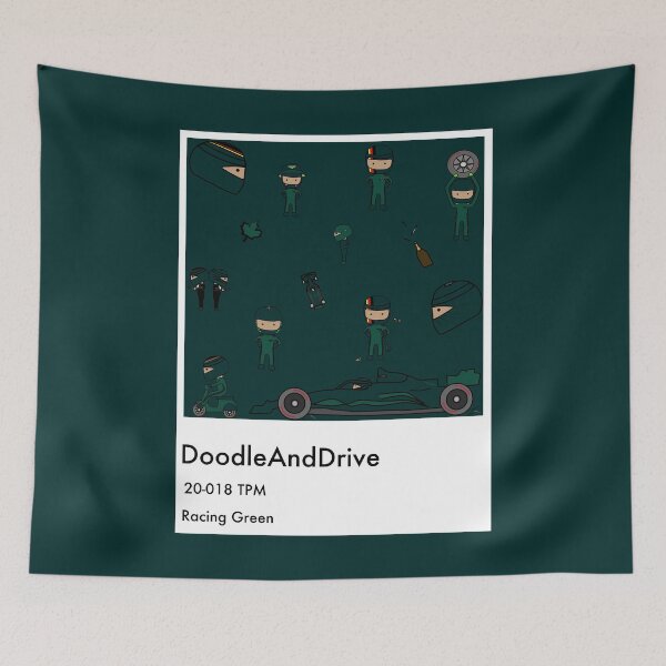 Item preview, Racing Green - F1 2022 - DoodleAndDrive designed and sold by DoodleAndDrive.