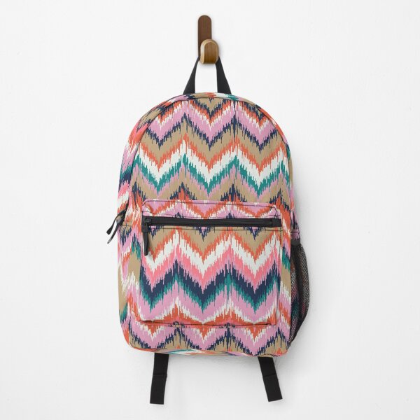 Item preview, 8-Bit Ikat Pattern – Turquoise & Pink designed and sold by Cat Coquillette.