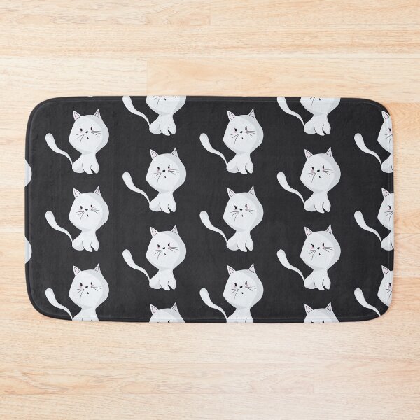 Item preview, Cute White Doodle Kitty designed and sold by Missing In Art.