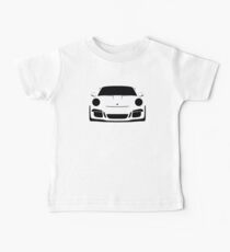 Porsche GT3 RS Silhouette - White/Lava Baby Tee