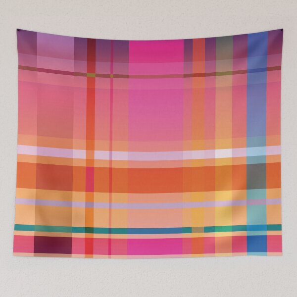 Item preview, Overlaid Stripes - Pink and Blue designed and sold by theblueofmyeye.