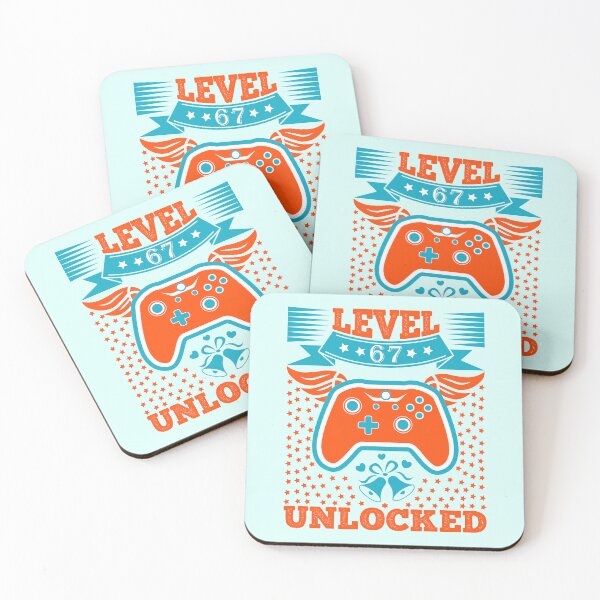 Item preview, Level 67 Unlocked Gamer Grandpa designed and sold by Organized Chaos Designs.