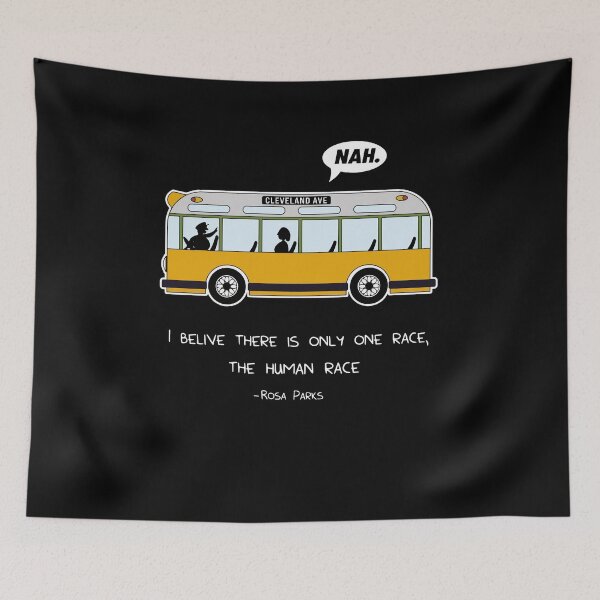 Item preview, Rosa Bus Parks anti racism freedom Nah Nope designed and sold by redellstor.