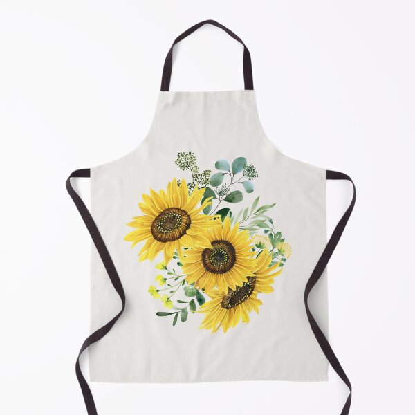 Item preview, Elegant Sunflower with Greenery designed and sold by BlushPearls.