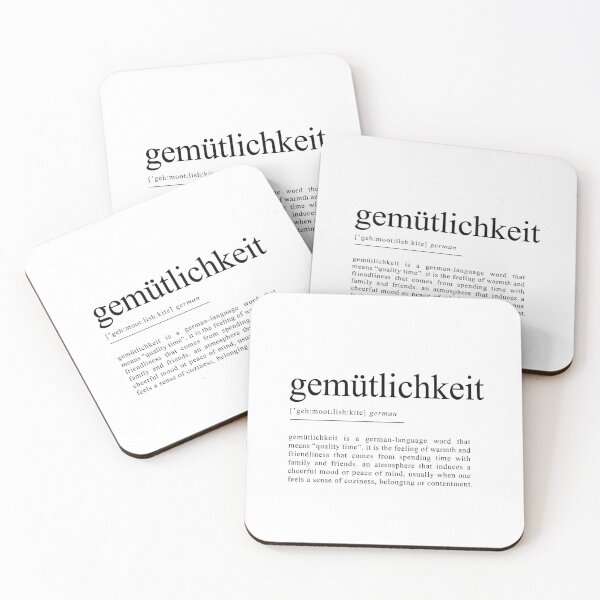 Item preview, Gemütlichkeit - German Word, Deutsch designed and sold by grandlovely.