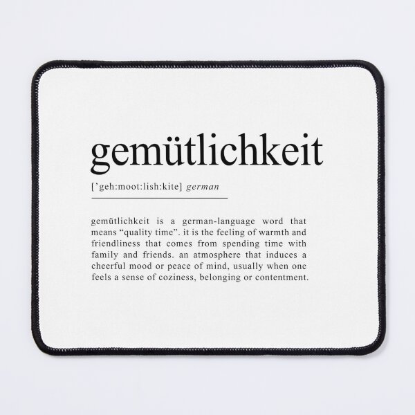 Item preview, Gemütlichkeit - German Word, Deutsch designed and sold by grandlovely.