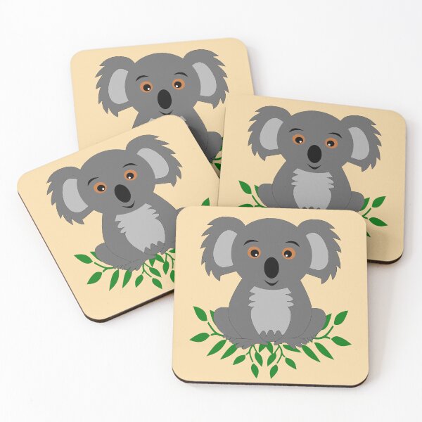 Item preview, Cute koala with eucalyptus designed and sold by MarionsArt.
