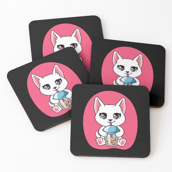 Item preview, cat drinking boba tea , cat drinking milk designed and sold by THROUGH-LIFE.