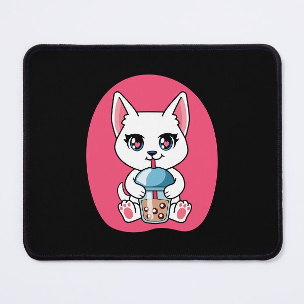 Item preview, cat drinking boba tea , cat drinking milk designed and sold by THROUGH-LIFE.