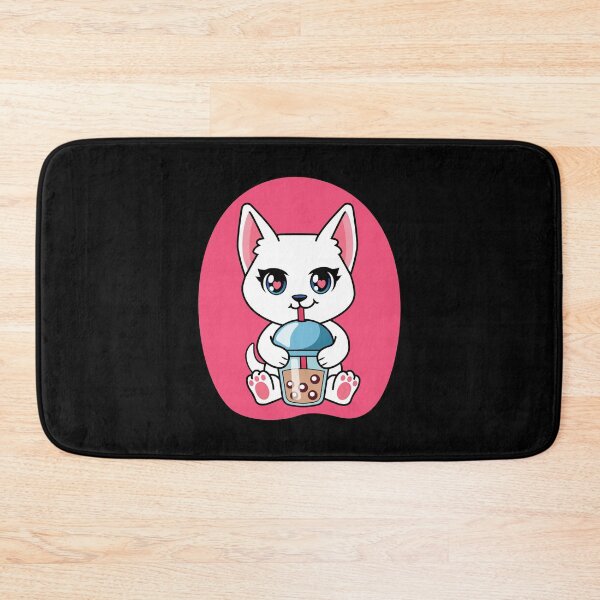 Item preview, cat drinking boba tea , cat drinking milk designed and sold by THROUGH-LIFE.
