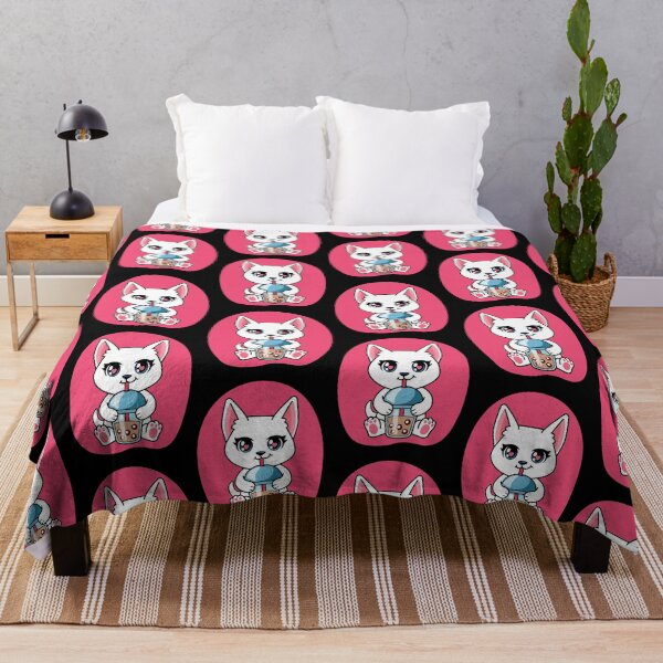 Item preview, cat drinking boba tea , cat drinking milk designed and sold by THROUGH-LIFE.