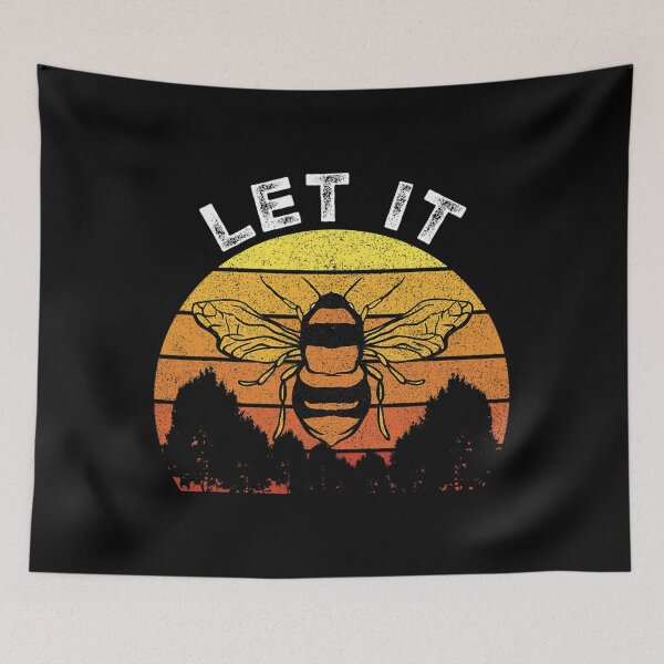 Item preview, Retro Let It Bee Shirt Funny Summer Gifts Vintage Cute Bee designed and sold by sizzlingbitter6.